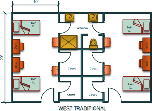 West Traditional Floor Plan