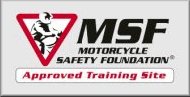 Motorcycle Safety Foundation Approved Training Site Logo