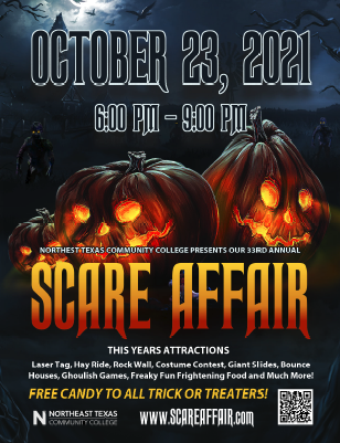 scare affair flyer