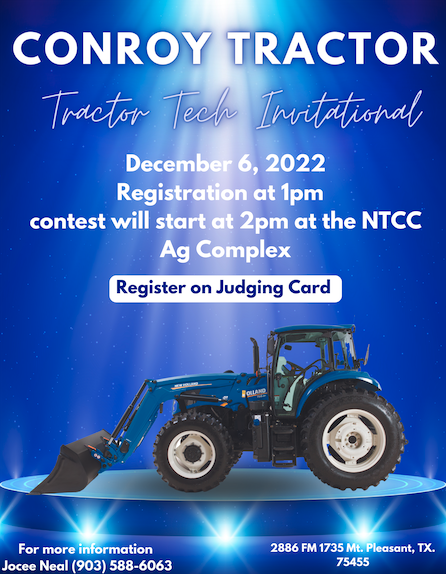 tractor tech invitational poster