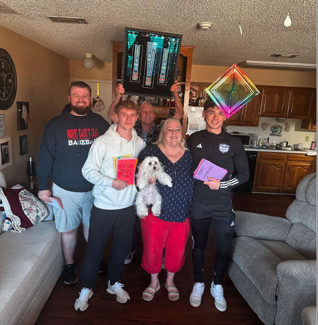 Housing residents celebrate Super Bowl, Valentine's Day