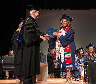 girl graduating