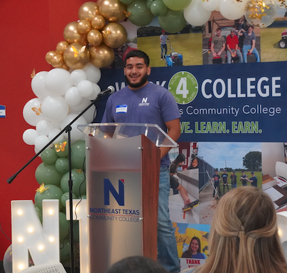 Juan speaking