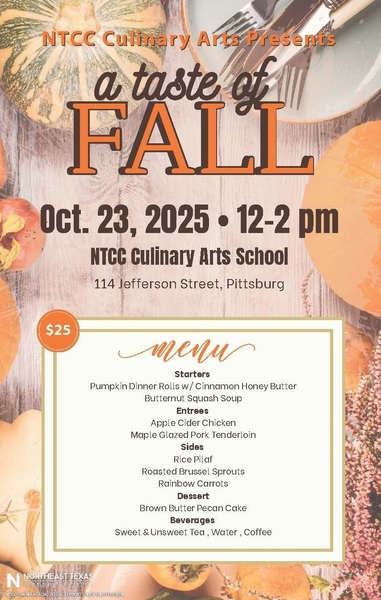 fall buffet poster