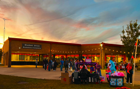 scare affair at sunset