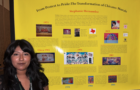 hernandez with poster