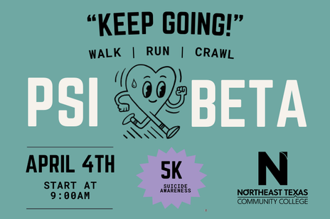 psi beta run graphic