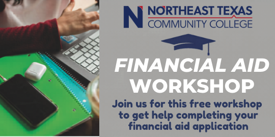 financial aid workshop graphic