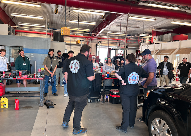 capped students visit Shelby Institute