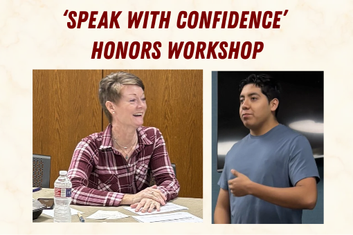   ‘Speak with Confidence’ Honors workshop held October 22