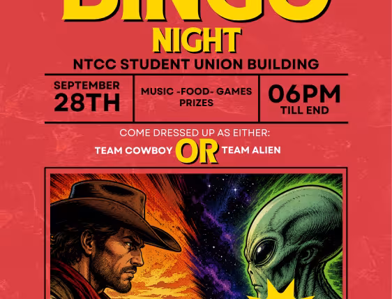 Cowboys VS Aliens: Student Bingo Night