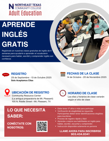 ESL flyer spanish