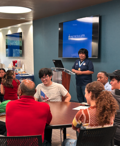 Fuentes leading meeting