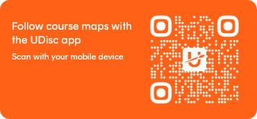 QR Code Follow course maps with the UDisc app