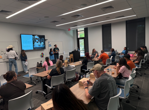 NTCC students presenting session
