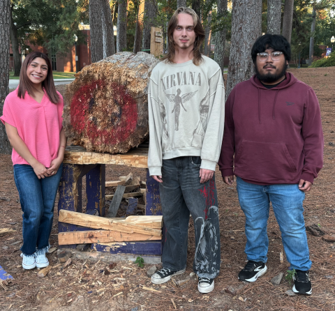 Students visiting SFA