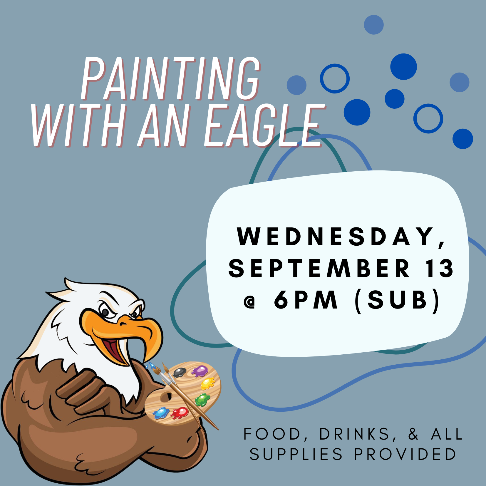 Painting With An Eagle