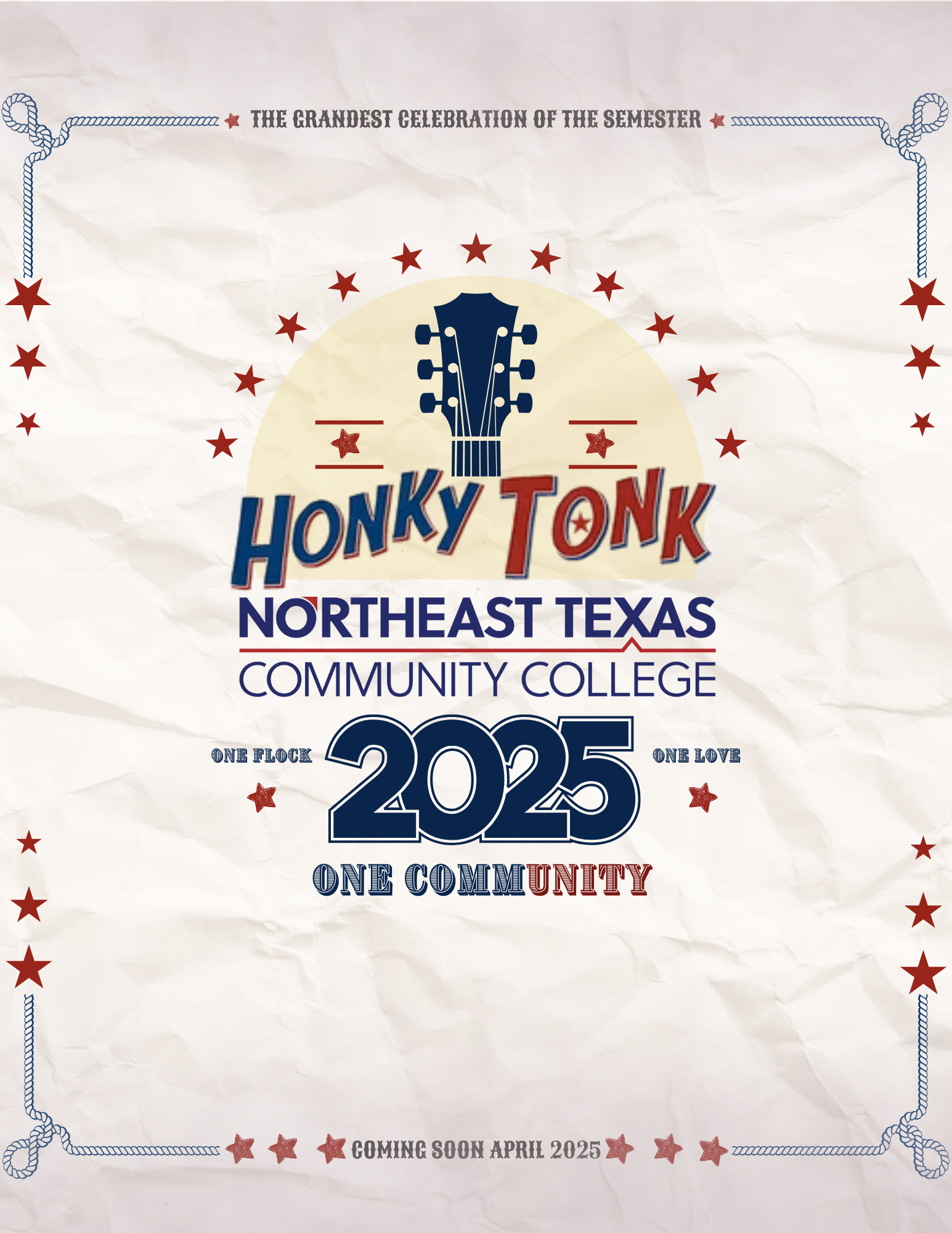 Our event flyer for the Honky Tonk.