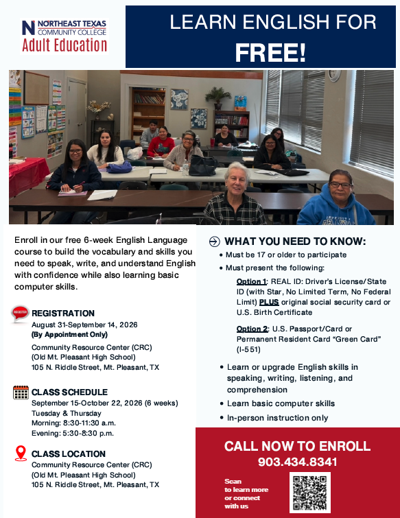 ESL Flyer English