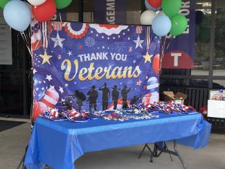 patriotic display
