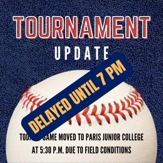 Baseball game delayed until 7pm