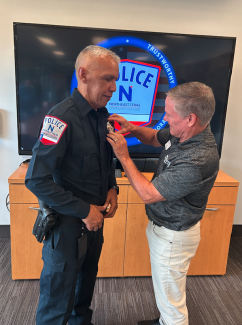 pinning badge