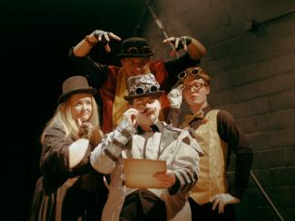 Twelfth Night or What You Will group photo with all cast memebers