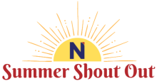 summer shoutout logo with sun