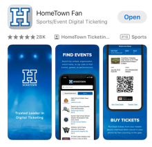 hometown ticket app 