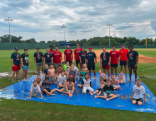 rainy day at baseball camp