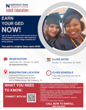 GED flyer