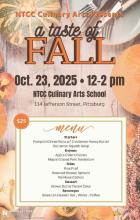 fall buffet poster