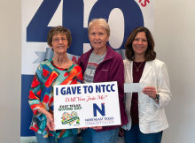 class of 65 presents check