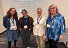 fulgham with other conference presenters