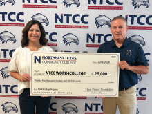 pioneer foundation check presentation