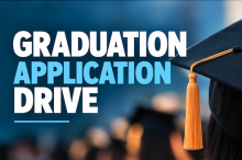 graduation application drive graphic (decorative)