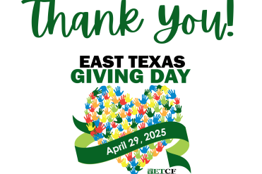 east texas giving day thank you