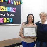 Alma Marquez receives award