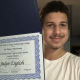 Jalyn with certificate