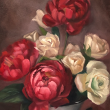Peonies and Roses by Mileah Hall