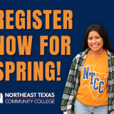 register now for spring graphic