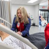 students and geriatric