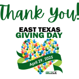 east texas giving day thank you
