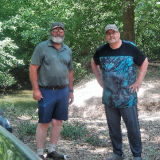 researchers at river