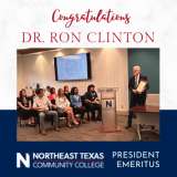 clinton receiving award