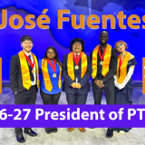 Fuentes with leadership team