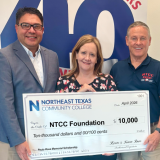 rose check presentation