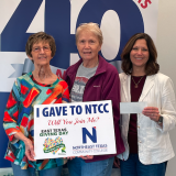 class of 65 presents check