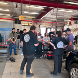 capped students visit Shelby Institute