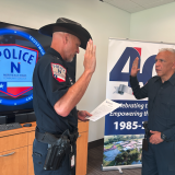 Garrett sworn in by Radke